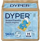 DYPER Smurftastic Baby Swim Diapers, Hypoallergenic Plant-Based Disposable Swim Diapers | Eco-Friendly & Absorbent Swimming D