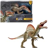 Mattel Jurassic World Hammond Collection Action Figure, Jurassic Park 3 Spinosaurus, Extra Large Carnivore Dinosaur Toy, Posable Tongue &amp; Wired Tail