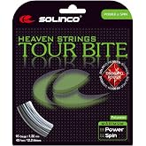 Solinco Tour Bite Diamond Rough (16-1.30mm) Tennis Strinig (Silver)