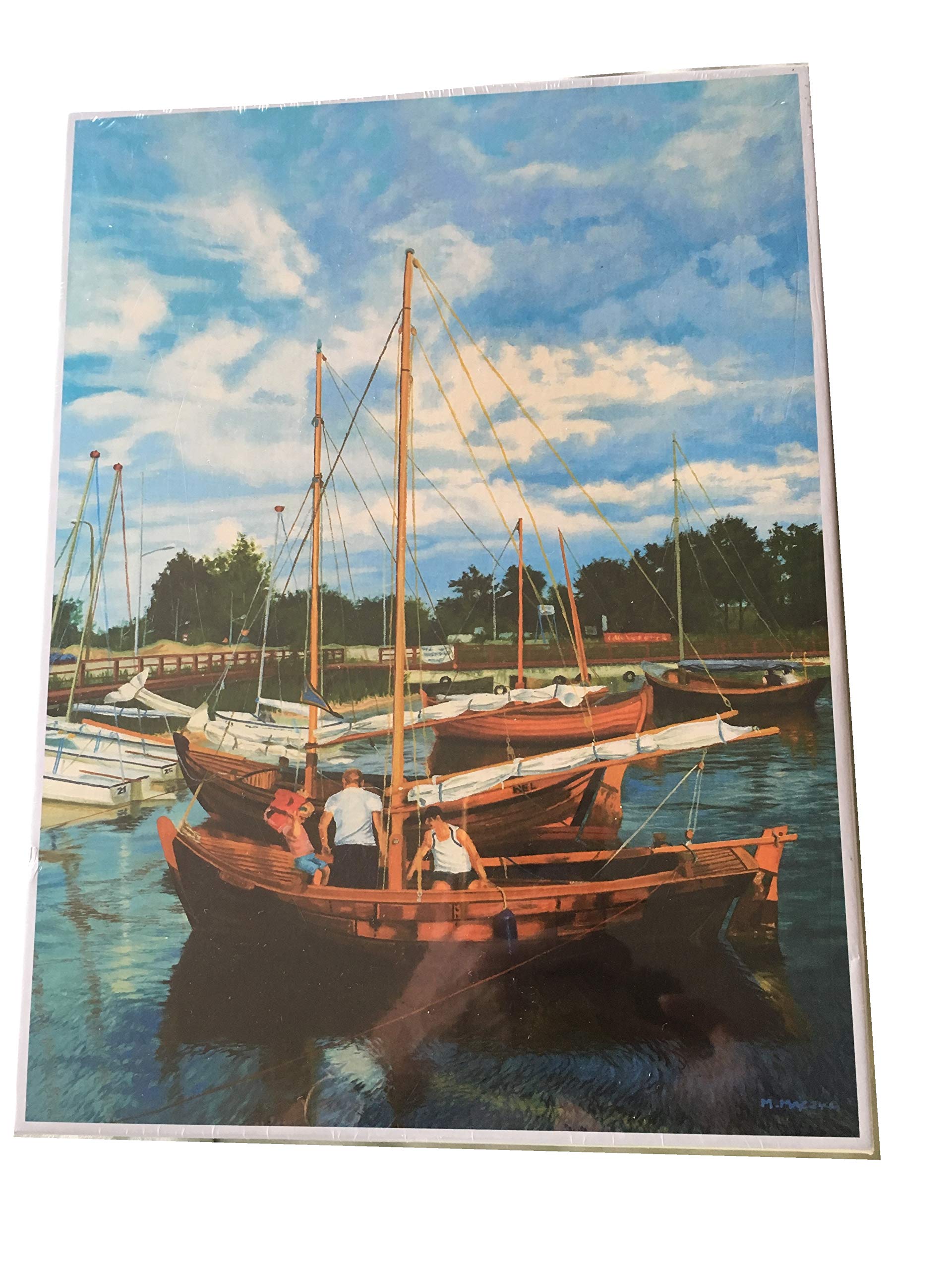 Mouth & Foot Painting Artists 'Sailing Boats' 1000 piece puzzle