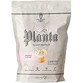Ambrosia Planta - Plant-Based Protein Powder 20g | Dairy Free Vegan Protein Powder with BCAA Amino Acids | Keto-Friendly, No Added Sugar | 25 Servings | Sprinkle Cupcake