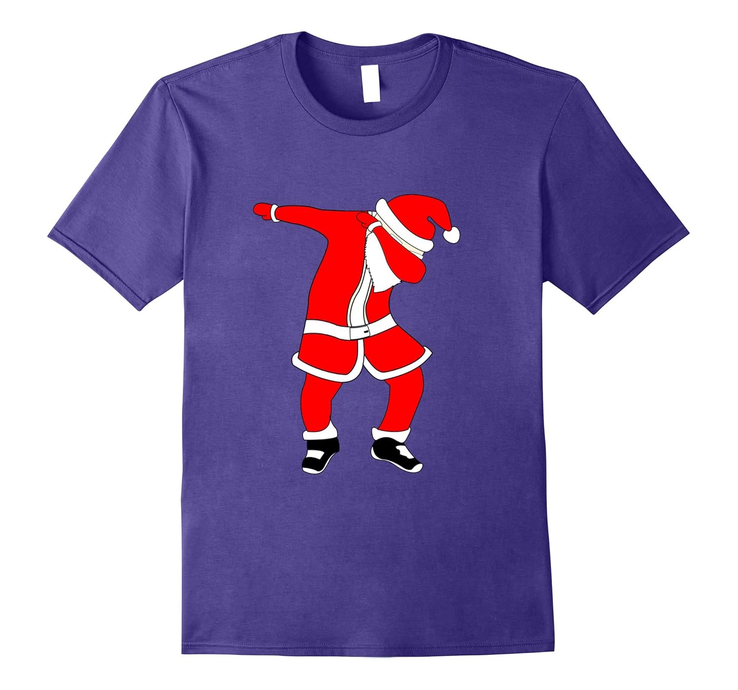 dabbing santa christmas tshirt-ANZ