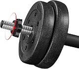 Yaheetech 25kg Adjustable Dumbbell Set Pair 2 Bar 12 Plates Home Gym view 6