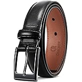 CHAOREN Mens Belts Leather Gift for Men - Ideal Match for Mens Dress Shoes