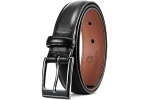 CHAOREN Mens Belts Leather Gift for Men - Ideal Match for Mens Dress Shoes