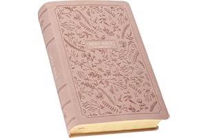 KJV Holy Bible, Giant Print Full-size Red Letter Edition, Thumb Index Tabs & Ribbon Marker, King James Version, Vegan Leather, Blush Pink, 14 pt. Type (KJV Full Size GP Editions)