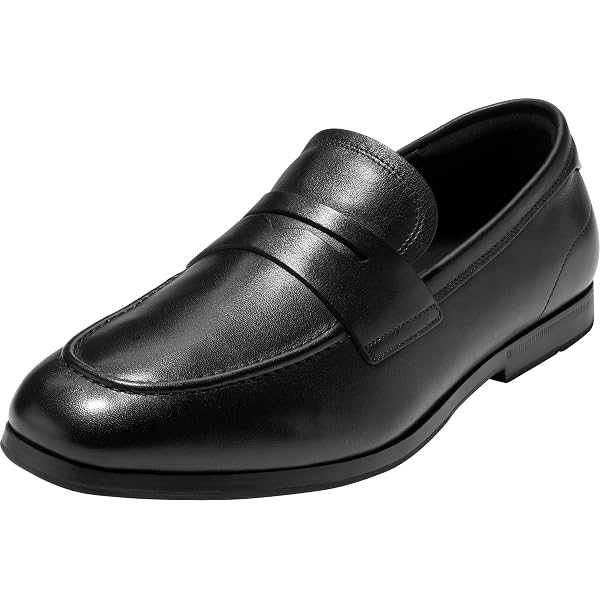 Amazon.com | Cole Haan Men's Hawthorne Penny Loafer, Black, 7