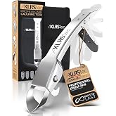 KLRStec Silicone Caulking Tool Kit, 4 in 1 Caulk Remover Tool &amp; Scraper | Silicone caulk remover tool, stainless steel blade, foldable caulking tool design