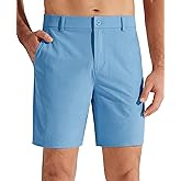 Libin Mens Golf Shorts 7"/9" Work Dress Shorts Casual Flat Front Hybrid Short Lightweight Quick Dry Water Resistant