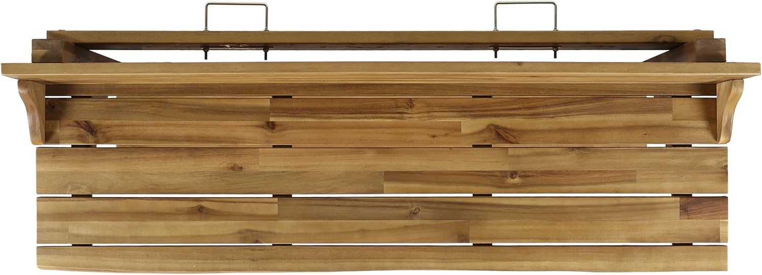 Christopher Knight Home Caribbean Outdoor Acacia Wood Balcony Bar Table, Natural Stained: Garden & Outdoor