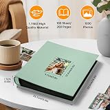 DazSpirit Large Photo Album 1000 Slip-In Pockets Linen Hard Cover 6x4 view 2