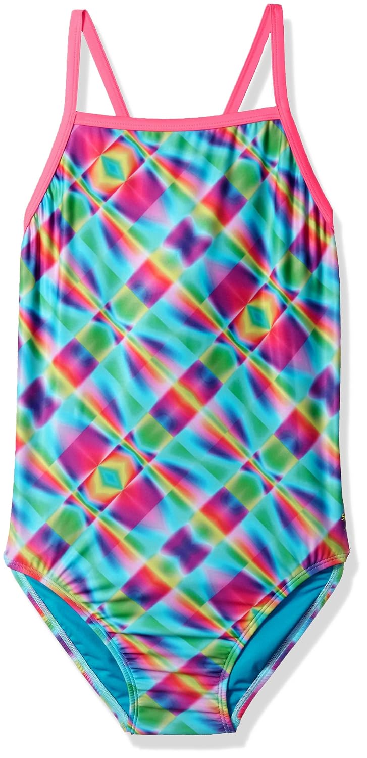 最も優遇 Speedo Flipturns Printed Propel Back Pro Lt One Piece Swimsuit B078h23zbb Size 24 Blue Multi Mix 最適な価格 Fieldingandnicholson Com