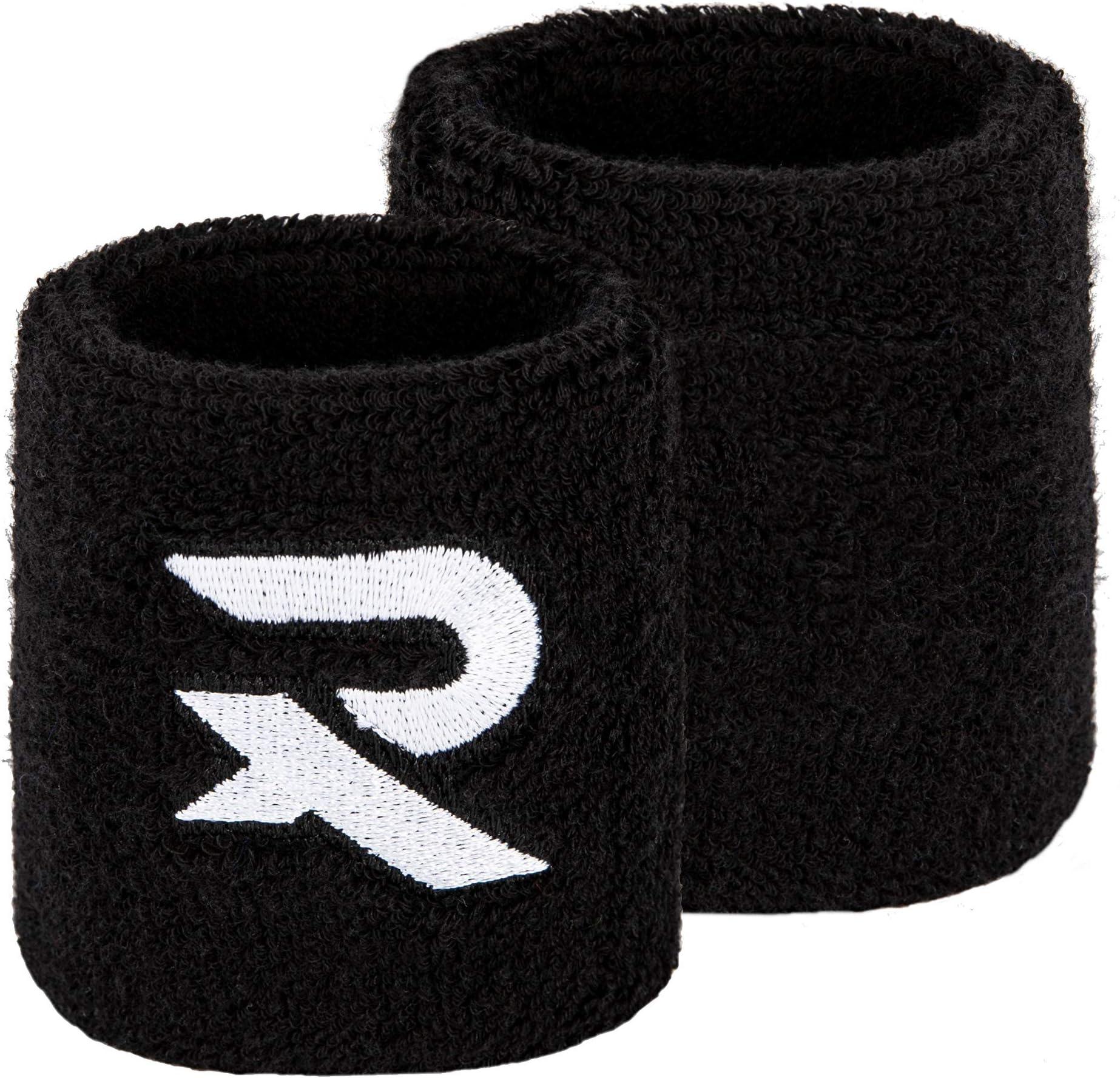 RaquexCotton Wristbands - Soft cotton stretchy material. 8cm or 13cm widths. Sports sweat bands for men and women. 7 colour options