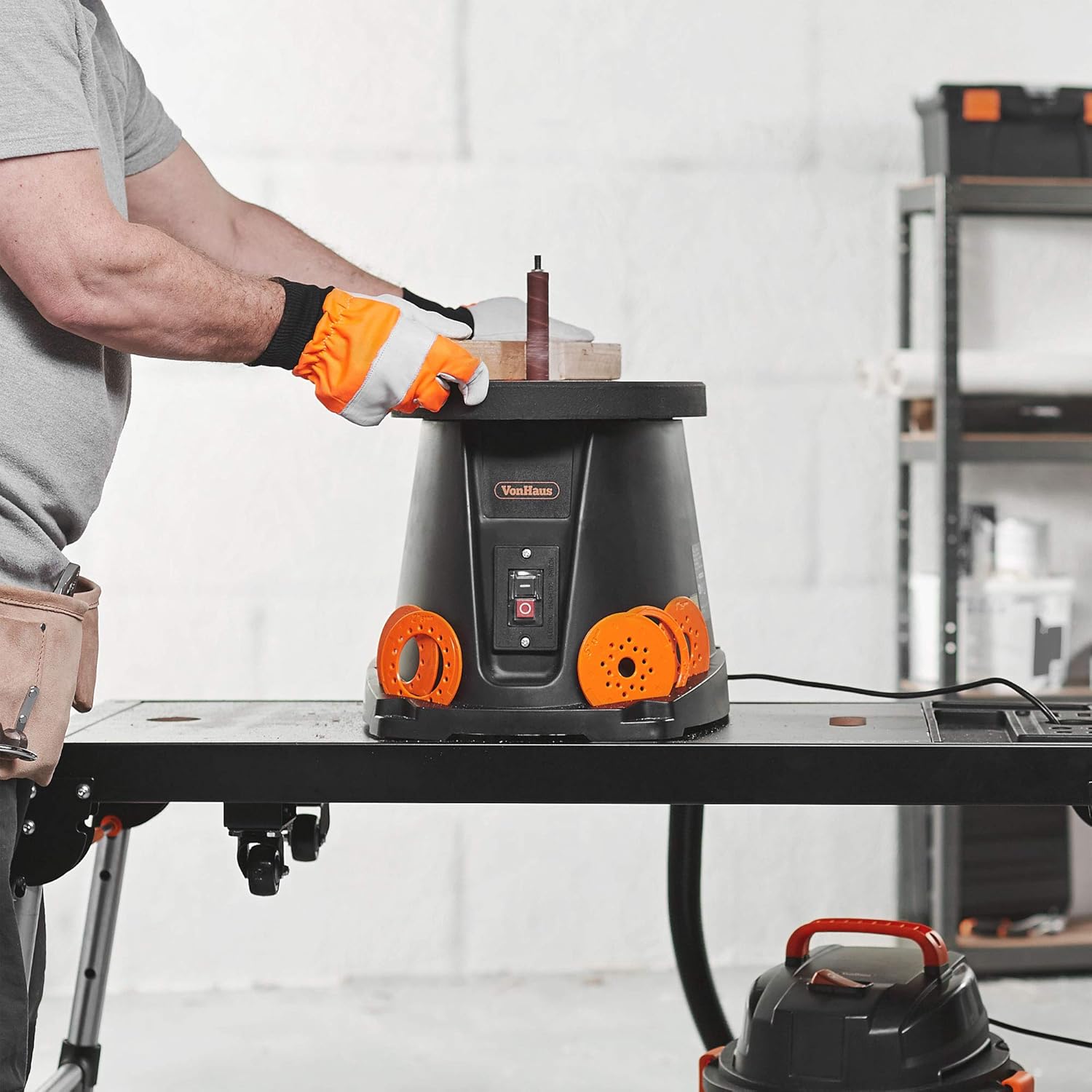 Super Saturday VonHaus 450W Oscillating Bobbin Spindle Sander ndash