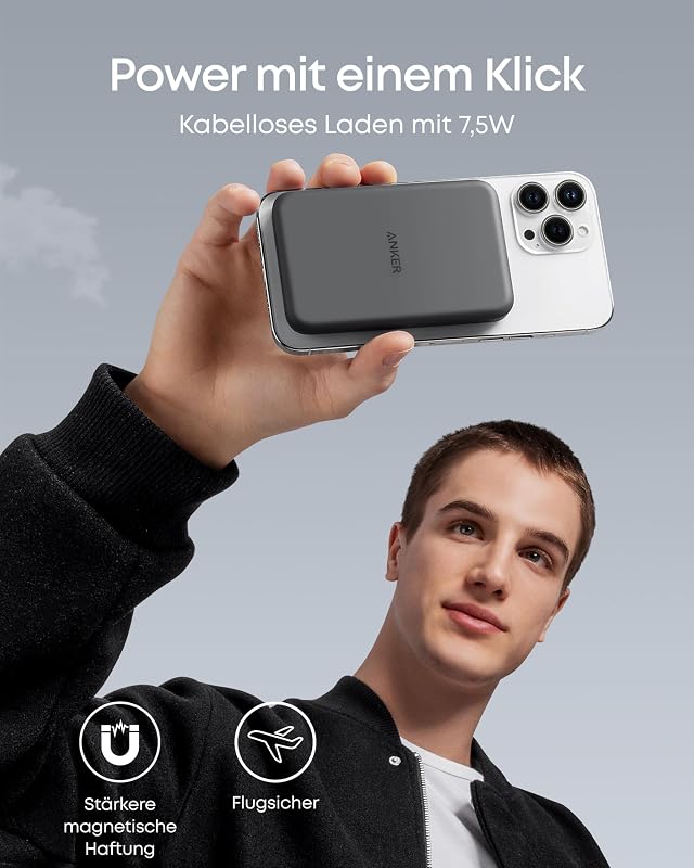 621 magnetische ultraschlanke Powerbank (MagGo), 5000mAh