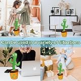 HICAS Dancing Talking Cactus Toy Repeats Songs Lights Up Volume Control Plush view 8