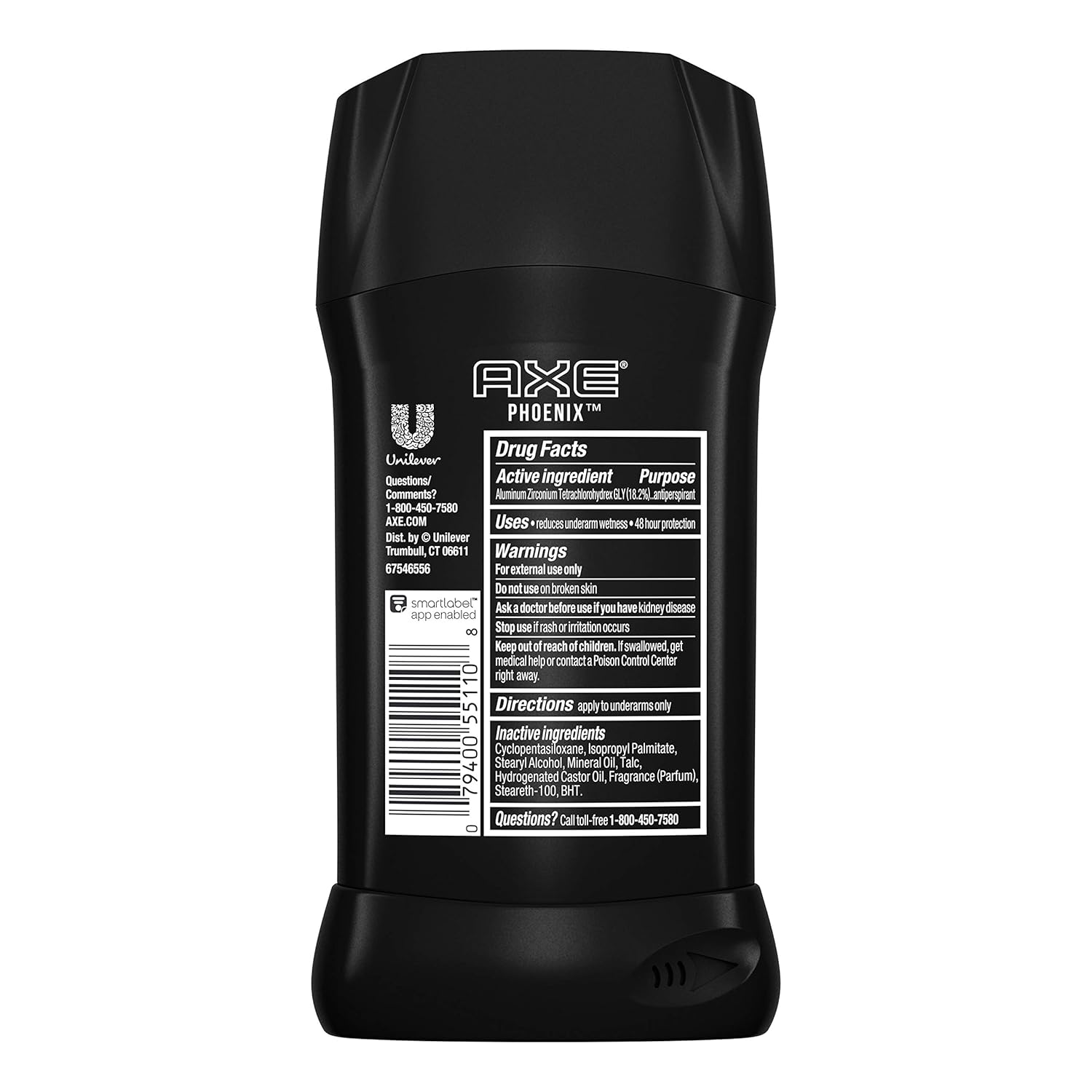 AXE Antiperspirant Deodorant 48 Hour Sweat and Odor Protection Phoenix Deodorant for Men 2.7 oz, 4 Count : Beauty