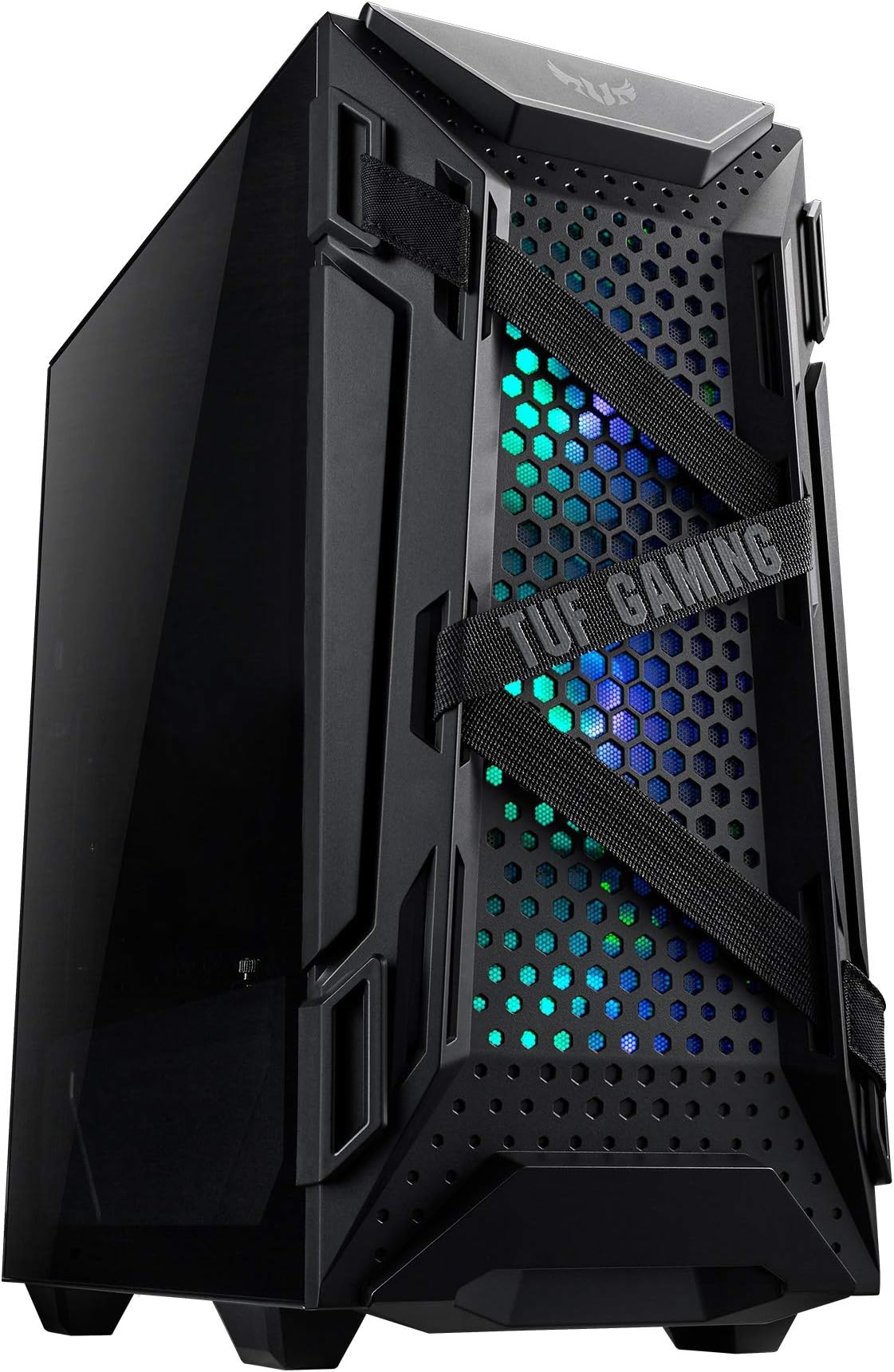 ASUS TUF Tempered Glass Gaming GT301 Mid-Tower Compact Case for ATX Motherboards