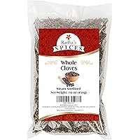 Radha's Whole Cloves 1 Pound Bulk - Steam Sterilized, NON ETO, Premium Quality (16oz)