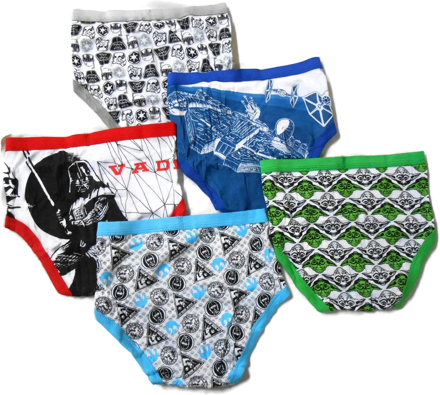 Star Wars Little Boys' Brief (Pack of 5): Clothing