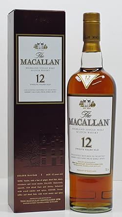 Macallan Sherry Oak 12 Jahre Whisky 40 Vol 0 7l Flasche Amazon De Bier Wein Spirituosen