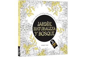 Adult Colouring Books Nature Garden and Forests - Spanish (Spanish Edition)