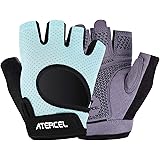 ATERCEL Weight Lifting Gloves Full Palm Protection, Workout Gloves for Gym, Cycling, Exercise, Breathable, Super Lightweight 