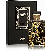 Jo Milano Raees Noir Eau De Parfum Spray | 3.4 oz (100ml) | Warm Spicy, Patchouli, Saffron, Oud Scent | Long Lasting Fragrance for Men