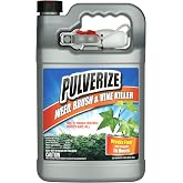 Pulverize Weed and Grass Killer Spray - Fast-Acting, Non-Selective Herbicide for Lawns, Gardens &amp; Driveways - No Glyphosate &amp; Non-Staining Formula - Kid &amp; Pet Safe - 1 Gallon