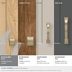Amerock | Cabinet Knob | Golden Champagne | 1-1/4
