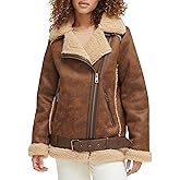 Levi's Womens Faux Shearling Moto