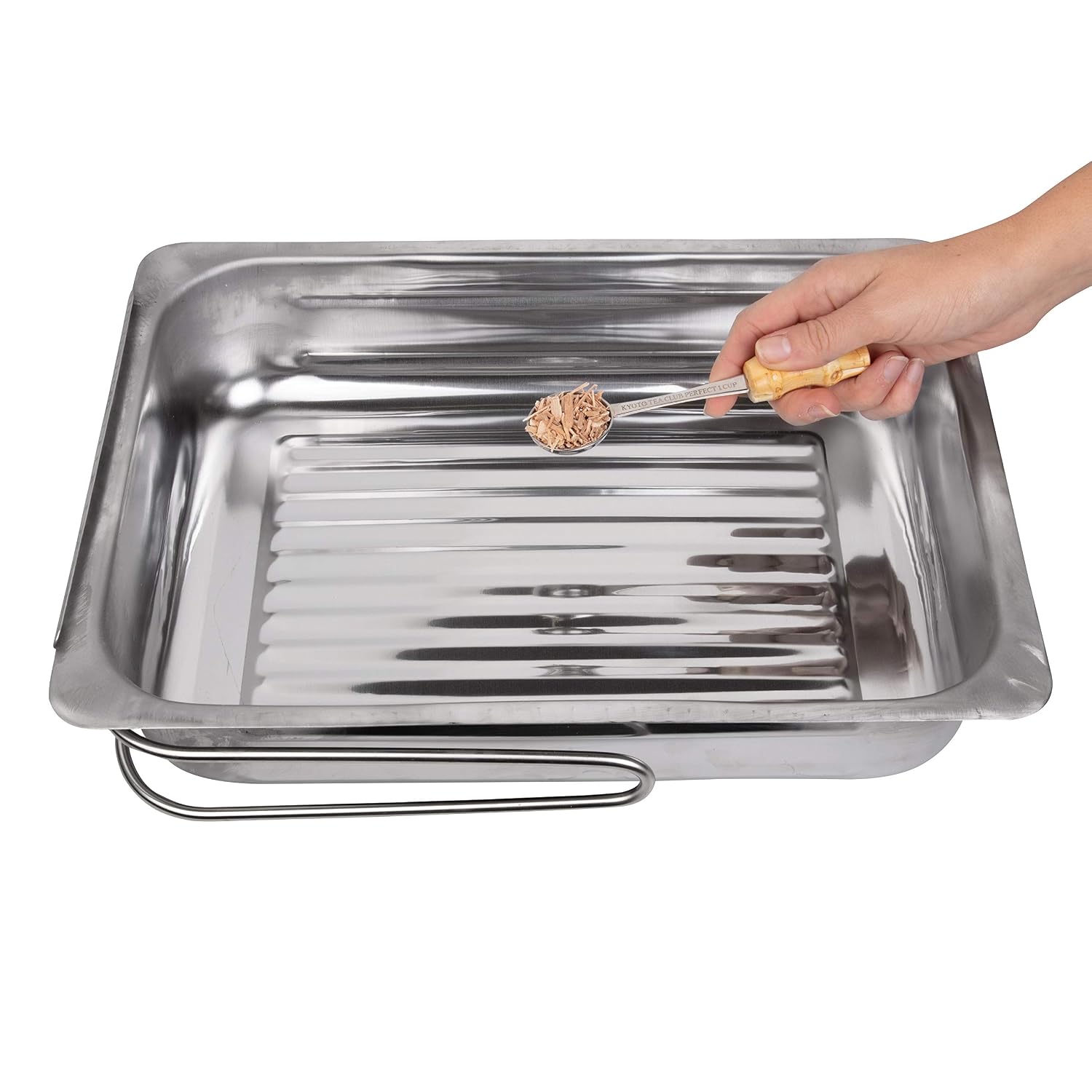 Camerons S491 Stainless Steel Stovetop Food Smoker, 90mm Height, 390mm Width, 280mm Length, 3 1/2(H)x 15 1/2(W)x 11(L)"/ 90x 390x 280mm - Image 5