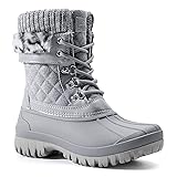 ALEADER Snow Boots for Women Winter Duck Mid-Calf