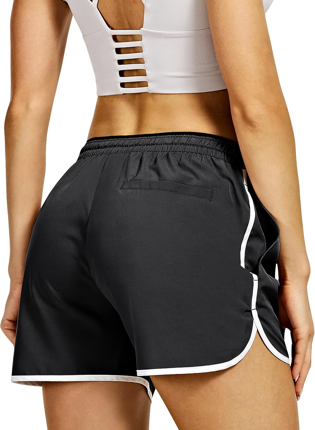 SPECIALMAGIC Running Shorts for Women Woven Lounge Workout Daily Yoga Comfy Bottoms with Pockets with Pockets: Clothing