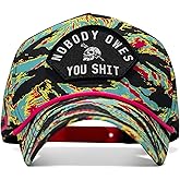 Combat Iron Men’s Weekender Snapback Cap – Waterproof, Lightweight, Adjustable Fit – Nobody Owes You Patch – Vice Tiger Stripe Camo
