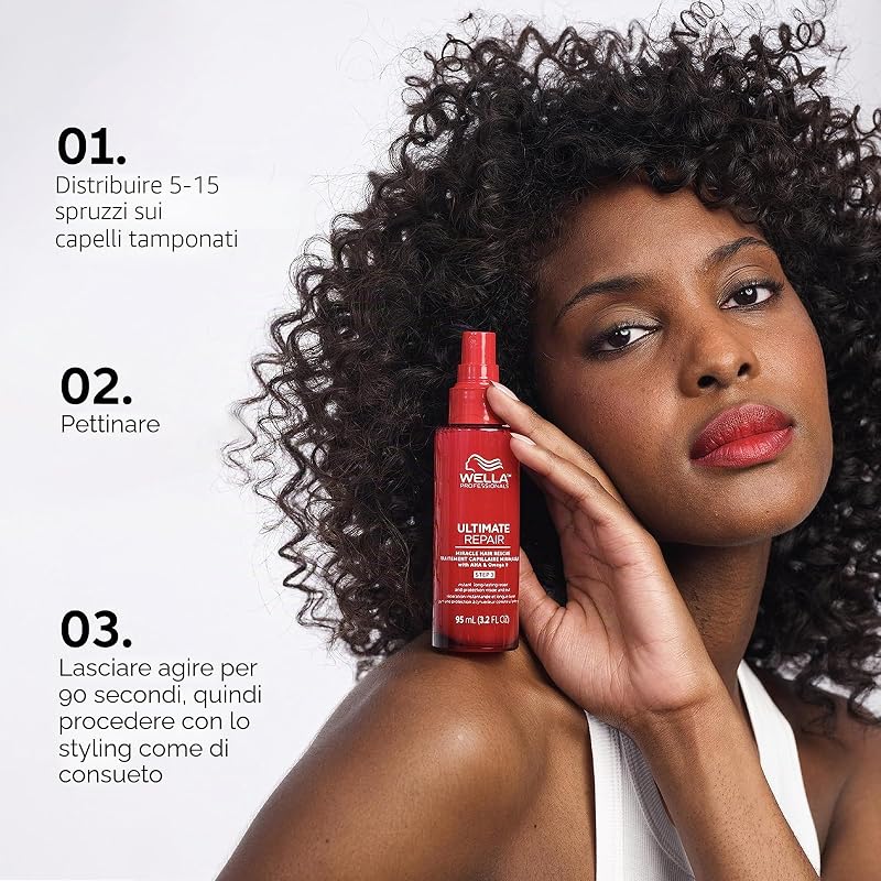 ULTIMATE REPAIR Mircale Hair Rescue. Riparazione istantanea e duratura dei capelli dall'interno e dall'esterno, 5 ml