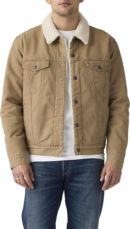 Type 3 Sherpa Trucker, Giacca Uomo, Ermellino, XL