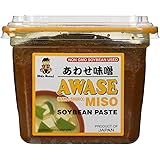 Miko - Awase Miso Soyabean Paste (Aka + Shiro) - 500 Gram - GMO Free Japanese Miso Paste