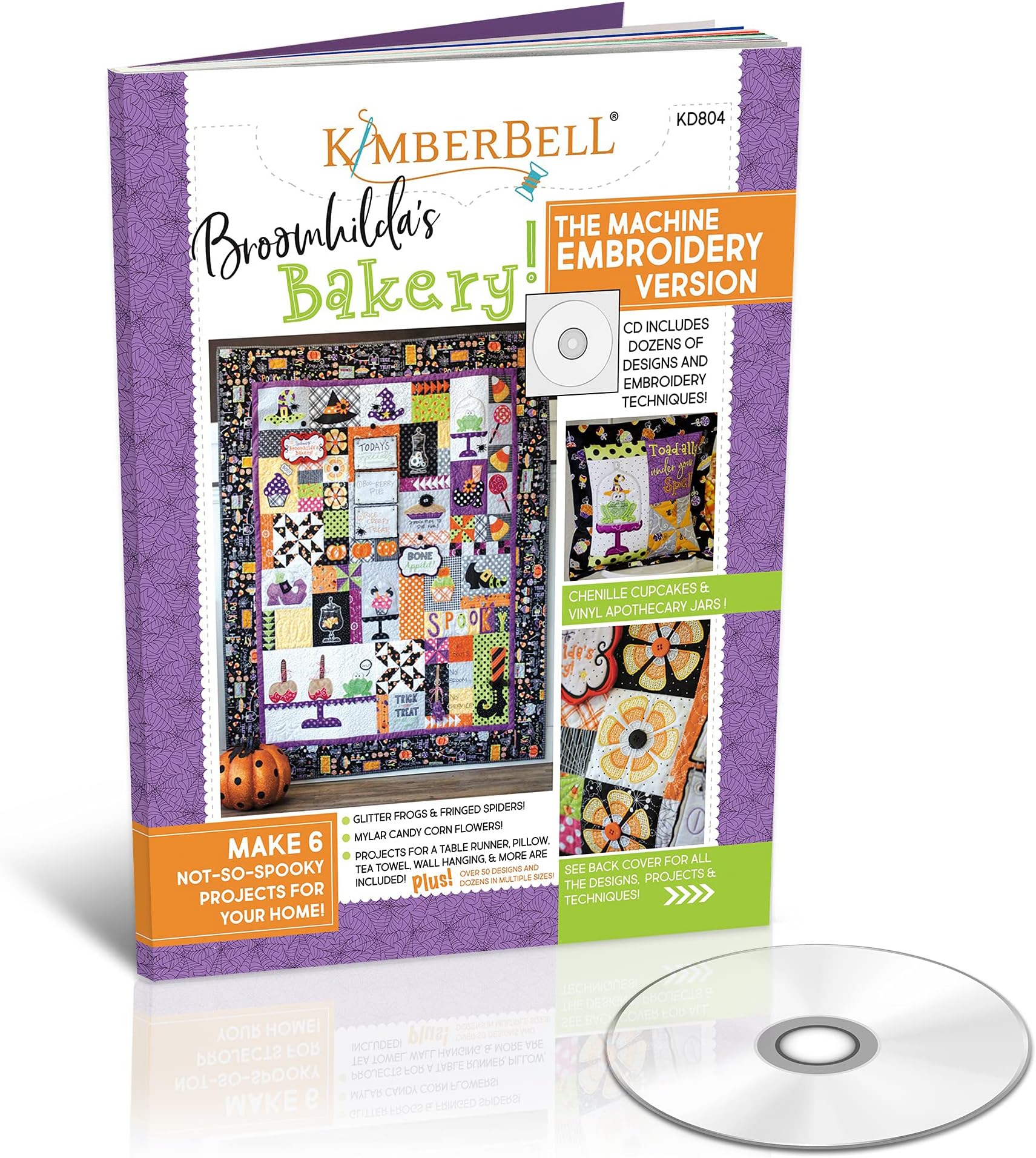 Kimberbell Designs: BROOMHILDA's Bakery Embroidery CD & Book KD804