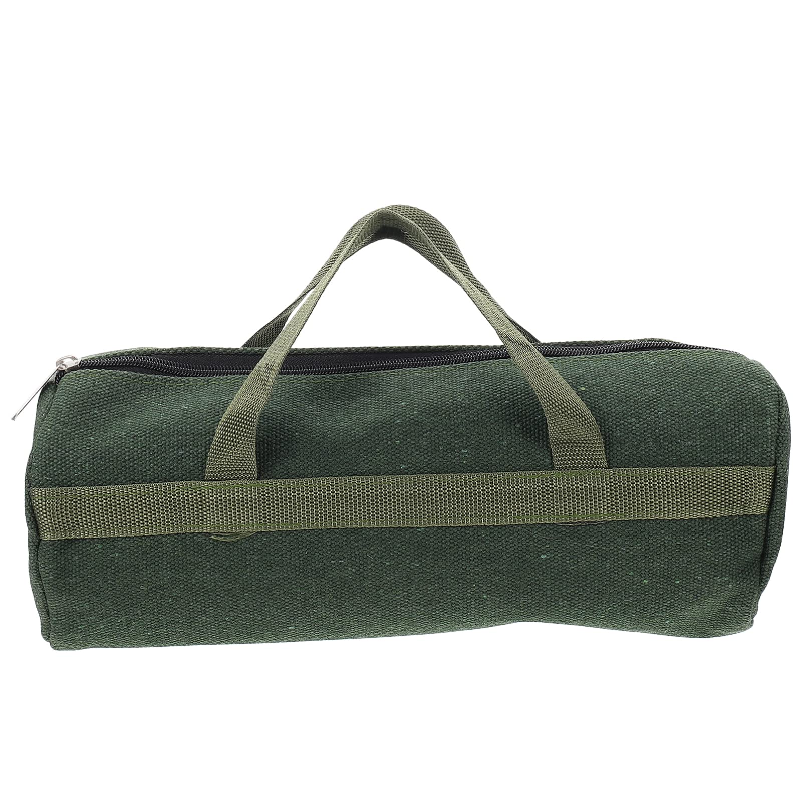 Healvian Multi-Function Storage Pouch Handheld Tool Bag 16 Inch Portable Canvas Organizer with Wide Mouth Zipper for Diy Garden and Repair Tools