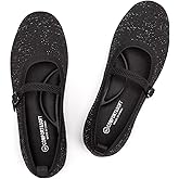 Frank Mully Girls Dress Shoes Mary Janes Girl Flats Slip on Ballet Flat Party School Shoes with Bow Toddler/Little Kid/Big Kid