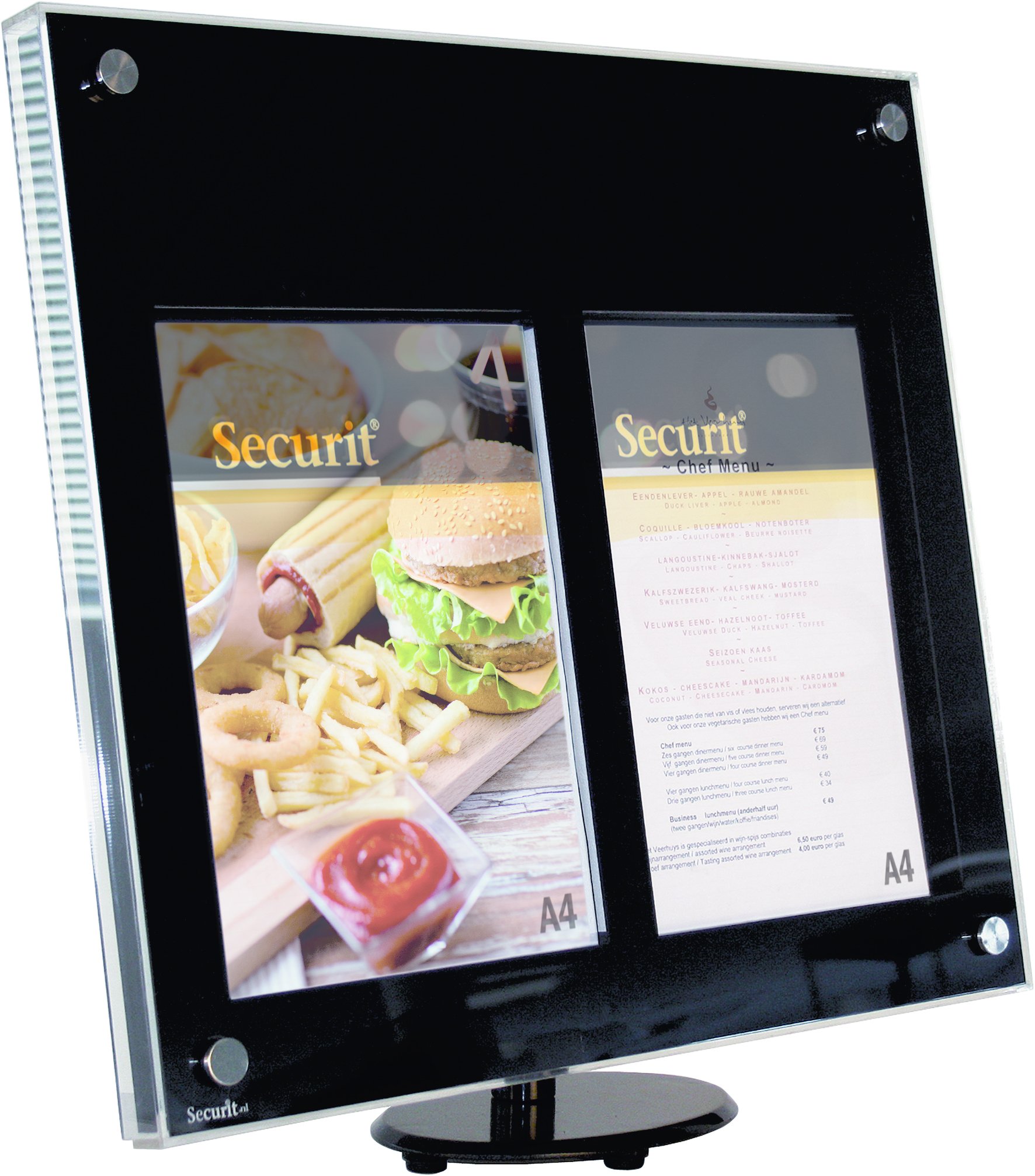 Securit LED External Menu/Information Display Case Poly-Acrylic