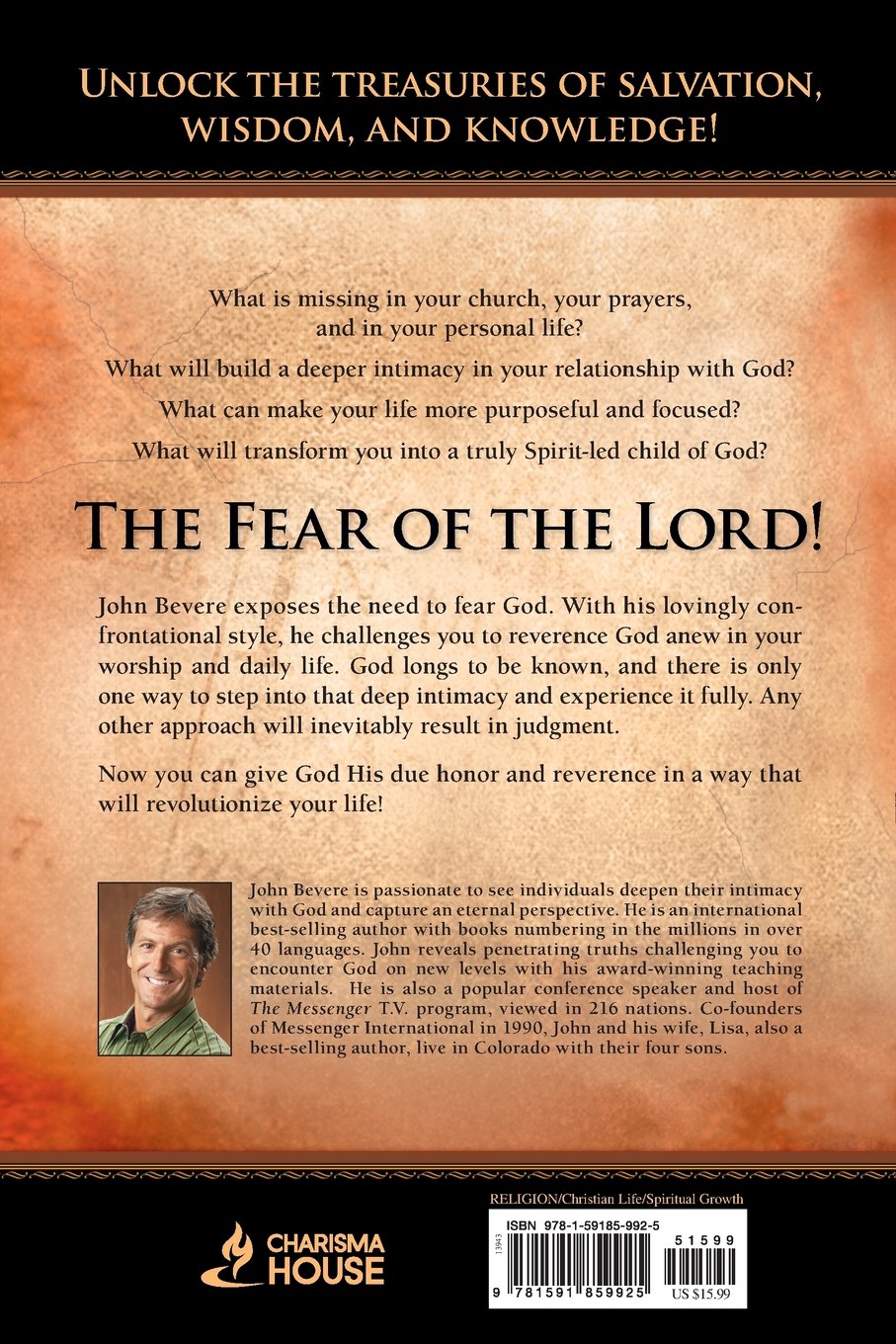 fear of the lord john bevere