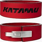 Katamu Premium 13mm Leather Weightlifting Belt - For Powerlifting, Weightlifting and Squat Lifting - Katamu Lever Belts