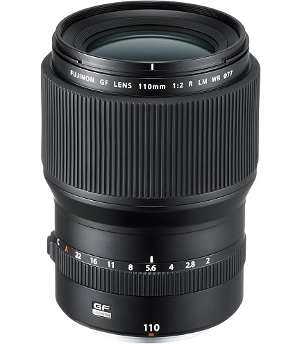 神レンズと名高いGF110mm F2 R LM WR FUJIFILM Amazon.com : Fujifilm GF110mmF2 R LM WR Lens : Electronics