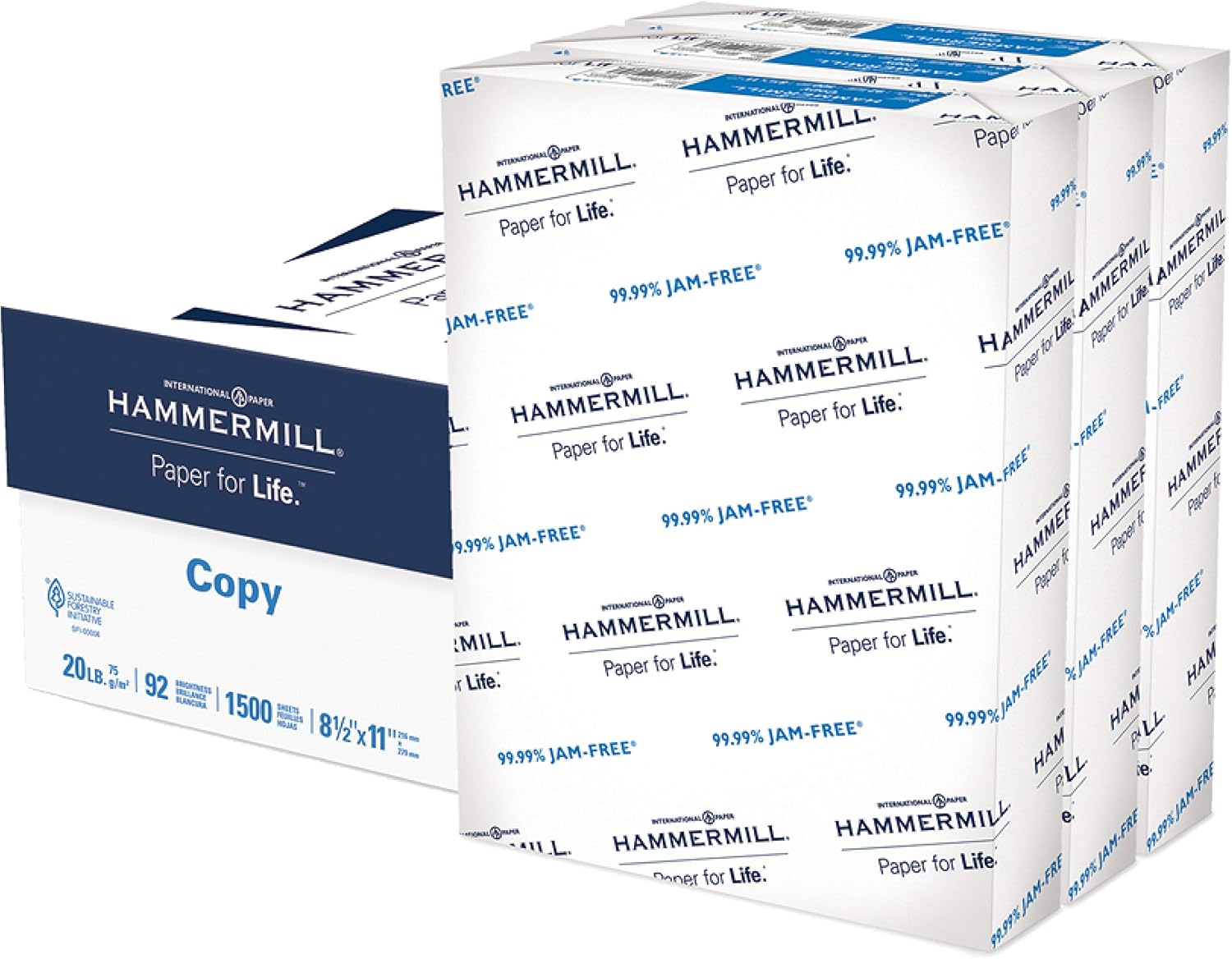 Hammermill 20lb Copy Paper, 8.5 x 11, 3 Ream Case (1,500 Sheets) amazon.com wishlist