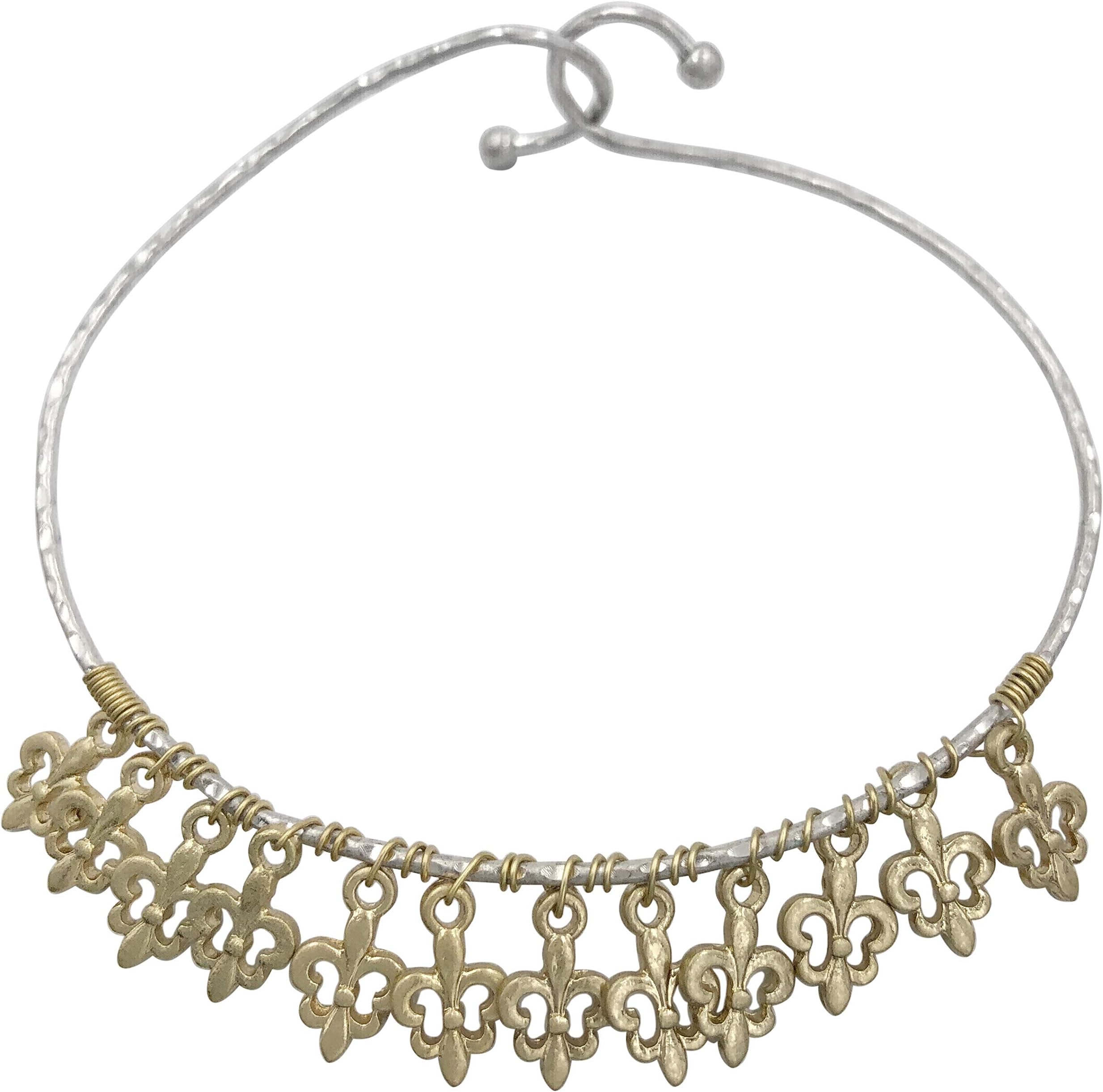 Gypsy Jewels Thin Wire Twist Theme Hook Dainty Stackable Bangle Bracelet