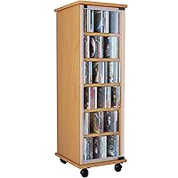 VCM Valenza-Torre para CD/DVD, para 300 CDs, Color Haya, Haya, Haya