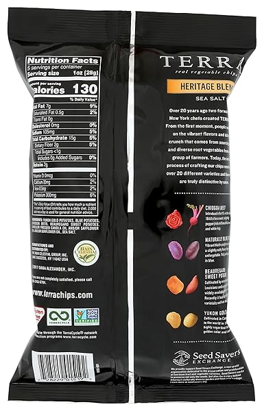 TERRA, HERITAGE BLEND CHIPS, 5 OUNCE