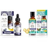 GuruNanda Black Seed Oil 5000 IU Vitamin D3, K2 &amp; E + Coconut Oil Pulling with Essential Oils Vitamin D3, E, K2 for Immune Support, Oral Hygiene
